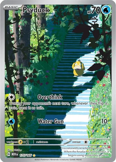 Psyduck 175/165 (SV: 151) — PSA 9