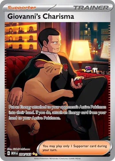 Giovanni's Charisma 204/165 (SV: 151)