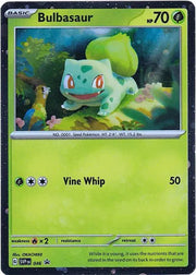 Bulbasaur (Cosmos Holo) 046 (Scarlet & Violet Promo)