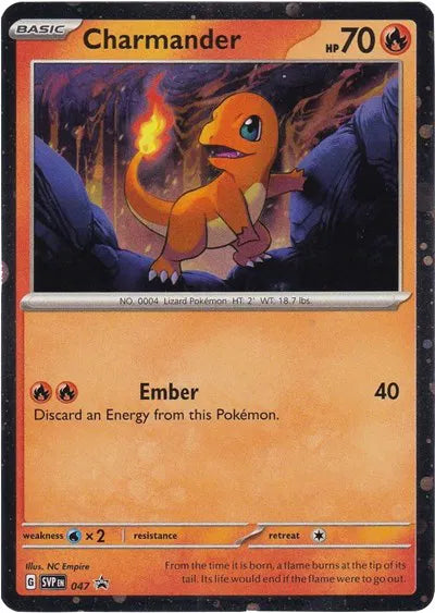 Charmander (Cosmos Holo) Scarlet & Violet Promo Promo 047