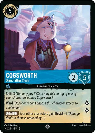 Cogsworth - Grandfather Clock 142/204 · Cold Foil (Rise of the Floodborn)