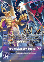 Purple Memory Boost! - P-040 (Digimon Adventure Box 2) (Digimon Promotion Cards)