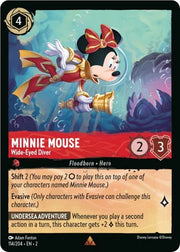 Minnie Mouse - Wide-Eyed Diver 114/204 · Normal (Rise of the Floodborn)
