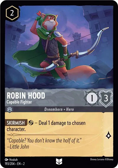 Robin Hood - Capable Fighter 193/204 · Normal (Rise of the Floodborn)