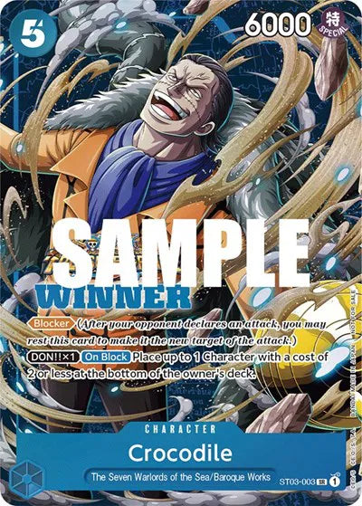 Crocodile (Winner Pack Vol. 5) ST03-003 · Foil (One Piece Promotion Cards)