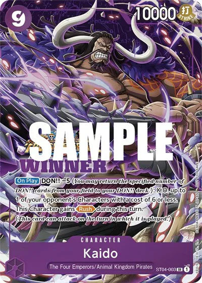 Kaido (Winner Pack Vol. 5) ST04-003 (One Piece Promotion Cards)