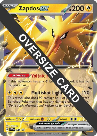 Zapdos ex 049 (Jumbo Cards)