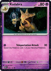 Kadabra (Cosmos Holo) 064/165 · Holofoil (Miscellaneous Cards & Products)