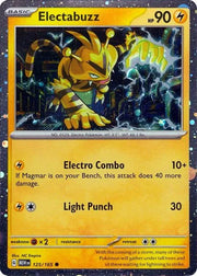 Electabuzz (Cosmos Holo) 125/165 · Holofoil (Miscellaneous Cards & Products)