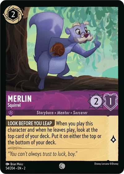 Merlin - Squirrel 54/204 · Normal (Rise of the Floodborn)