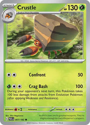 Crustle 007/182 · Reverse Holofoil (Paradox Rift)