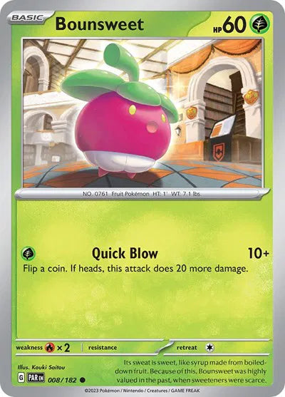 Bounsweet 008/182 · Normal (Paradox Rift)