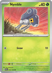 Nymble 013/182 · Reverse Holofoil (Paradox Rift)