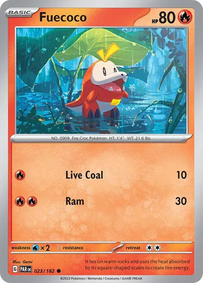 Fuecoco 023/182 · Normal (Paradox Rift)