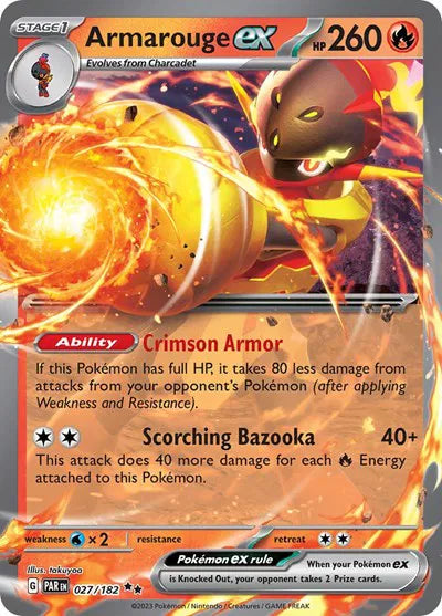 Armarouge ex 027/182 (Paradox Rift)
