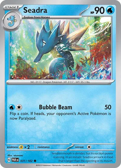 Seadra 031/182 · Reverse Holofoil (Paradox Rift)