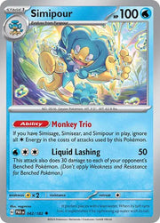 Simipour 042/182 · Reverse Holofoil (Paradox Rift)