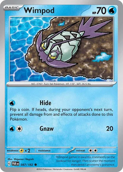 Wimpod 047/182 · Reverse Holofoil (Paradox Rift)