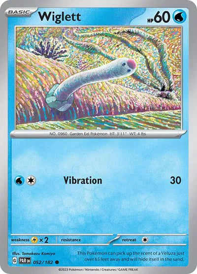 Wiglett 052/182 · Reverse Holofoil (Paradox Rift)
