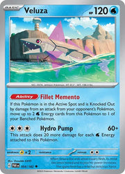 Veluza 054/182 · Reverse Holofoil (Paradox Rift)