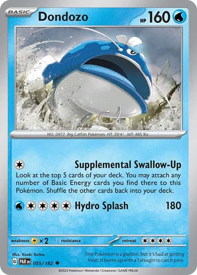 Dondozo 055/182 · Reverse Holofoil (Paradox Rift)