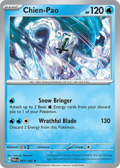 Chien-Pao 057/182 · Holofoil (Paradox Rift)