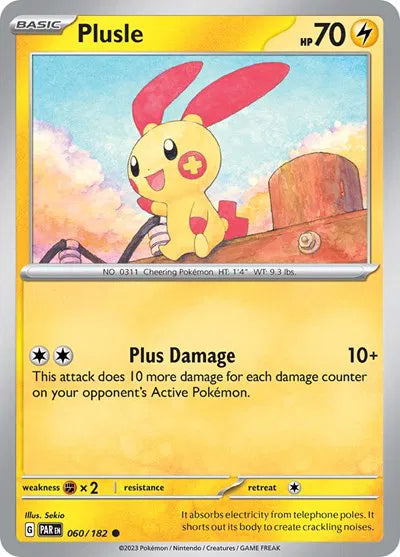 Plusle 060/182 · Normal (Paradox Rift)