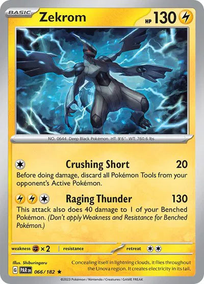 Zekrom 066/182 · Holofoil (Paradox Rift)