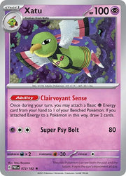 Xatu 072/182 · Holofoil (Paradox Rift)
