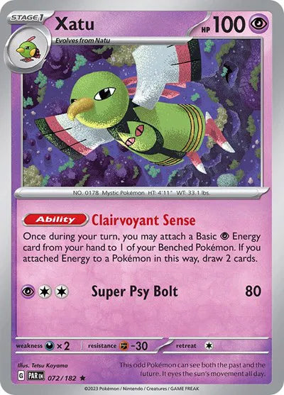 Xatu 072/182 · Holofoil (Paradox Rift)