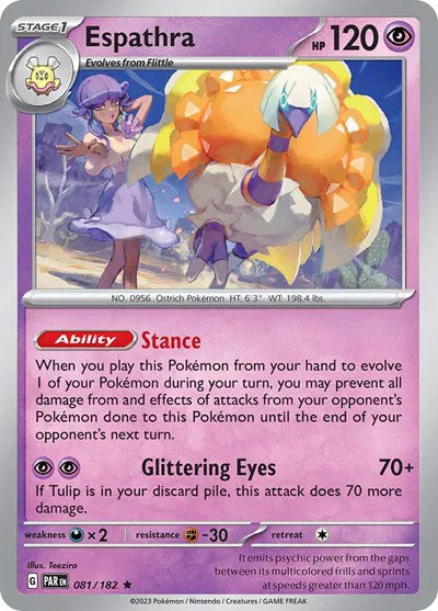 Espathra 081/182 · Holofoil (Paradox Rift)
