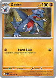 Gabite 095/182 · Reverse Holofoil (Paradox Rift)
