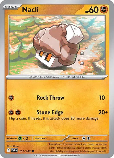 Nacli 101/182 · Reverse Holofoil (Paradox Rift)