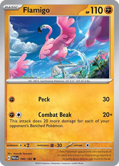 Flamigo 106/182 · Normal (Paradox Rift)