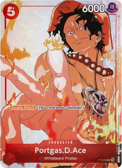 Portgas.D.Ace (Gift Collection 2023) P-028 · Collection Box (One Piece Promotion Cards)