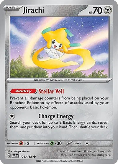 Jirachi 126/182 · Normal (Paradox Rift)