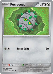Ferroseed 127/182 · Reverse Holofoil (Paradox Rift)