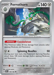 Ferrothorn 128/182 · Reverse Holofoil (Paradox Rift)