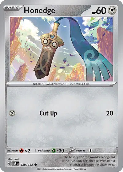 Honedge 130/182 · Normal (Paradox Rift)