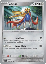 Zacian 136/182 · Holofoil (Paradox Rift)