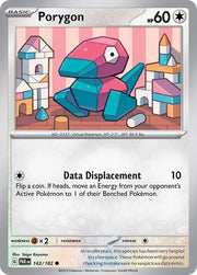Porygon 142/182 · Normal (Paradox Rift)