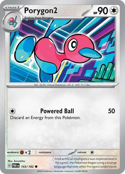 Porygon2 143/182 · Normal (Paradox Rift)