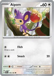 Aipom 145/182 · Normal (Paradox Rift)