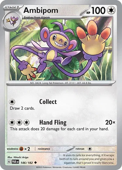 Ambipom 146/182 · Normal (Paradox Rift)