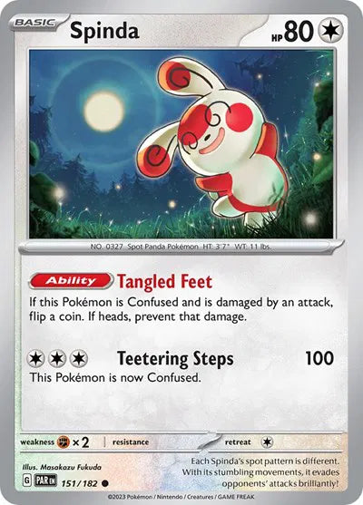 Spinda 151/182 · Normal (Paradox Rift)