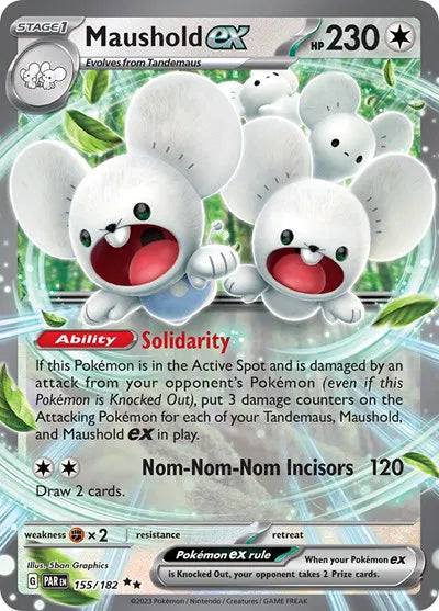 Maushold ex 155/182 · Holofoil (Paradox Rift)