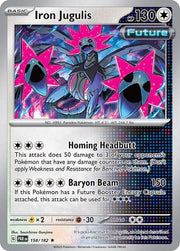 Iron Jugulis 158/182 · Reverse Holofoil (Paradox Rift)