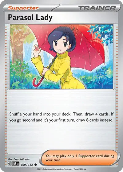 Parasol Lady 169/182 · Reverse Holofoil (Paradox Rift)