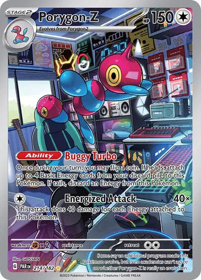 Porygon-Z 214/182 - Paradox Rift - Illustration Rare