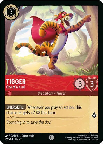 Tigger - One of a Kind 127/204 · Normal (Rise of the Floodborn)